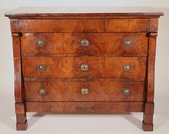 Continental Restauration Mahogany Chest of Drawers