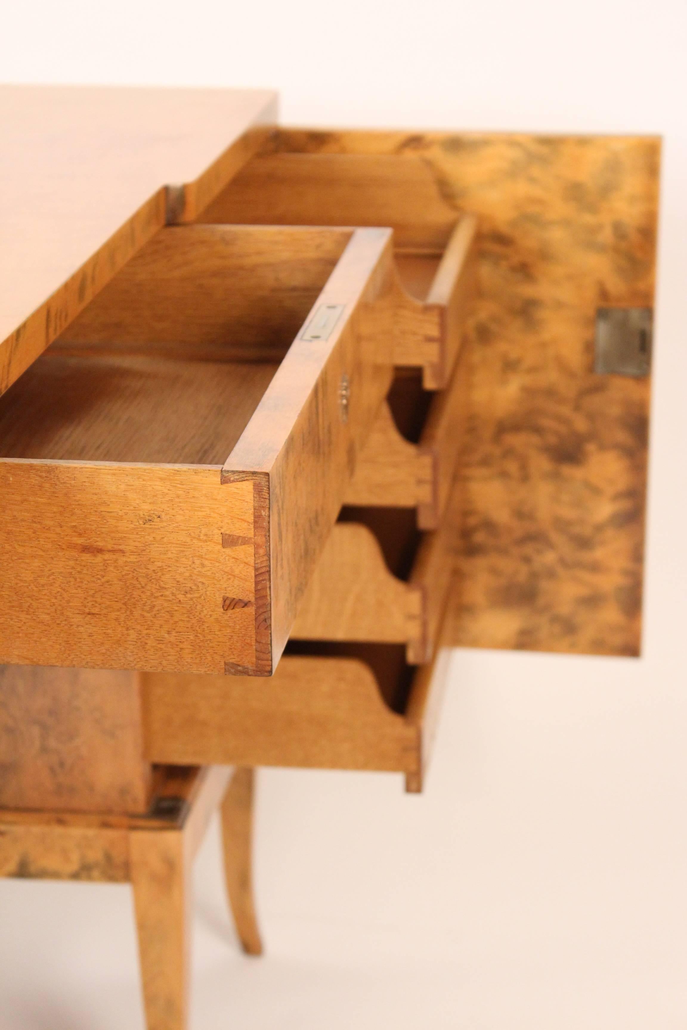 Biedermeier Style Birch Desk 5