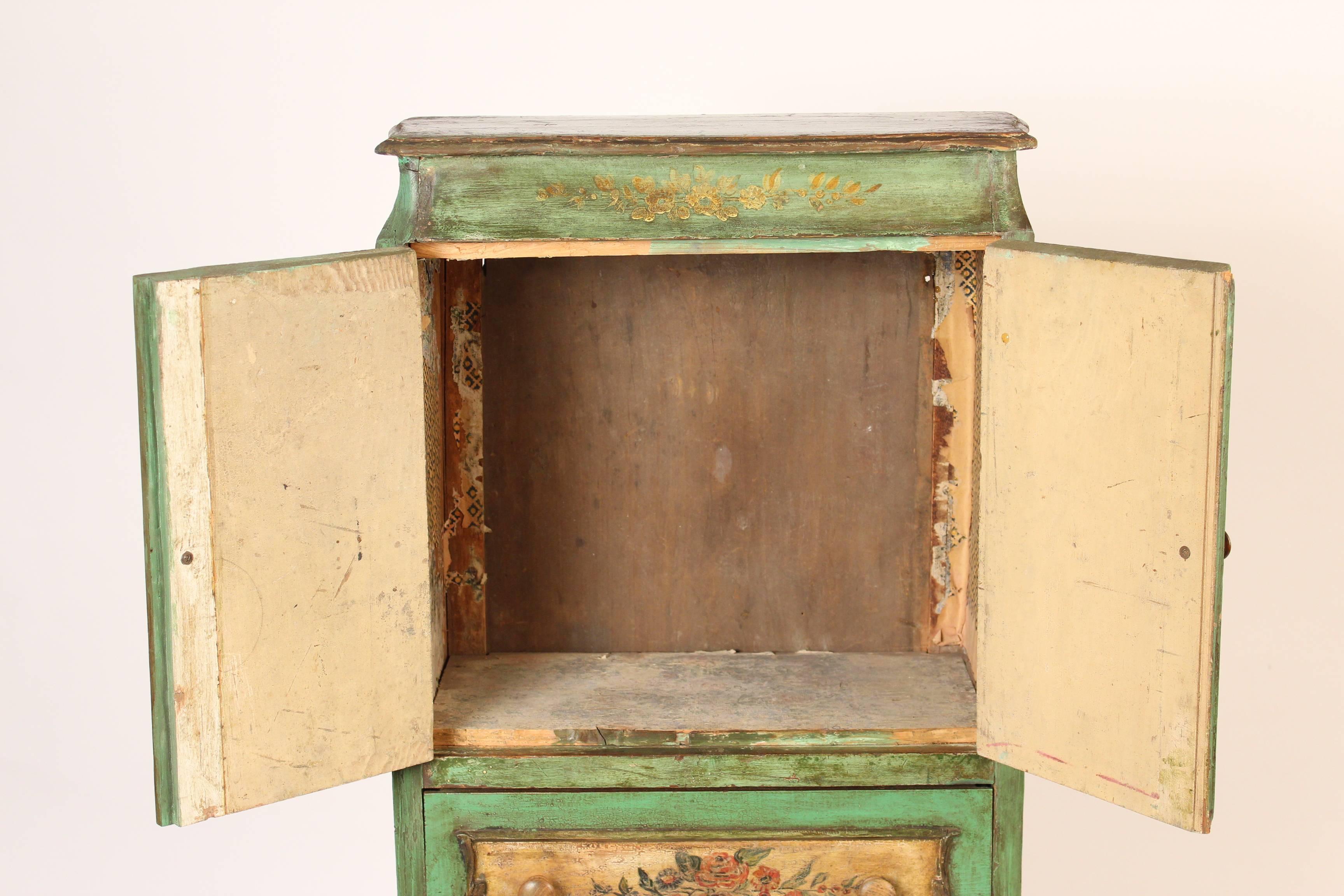 Italian Louis XV Style Painted Cabinet 2