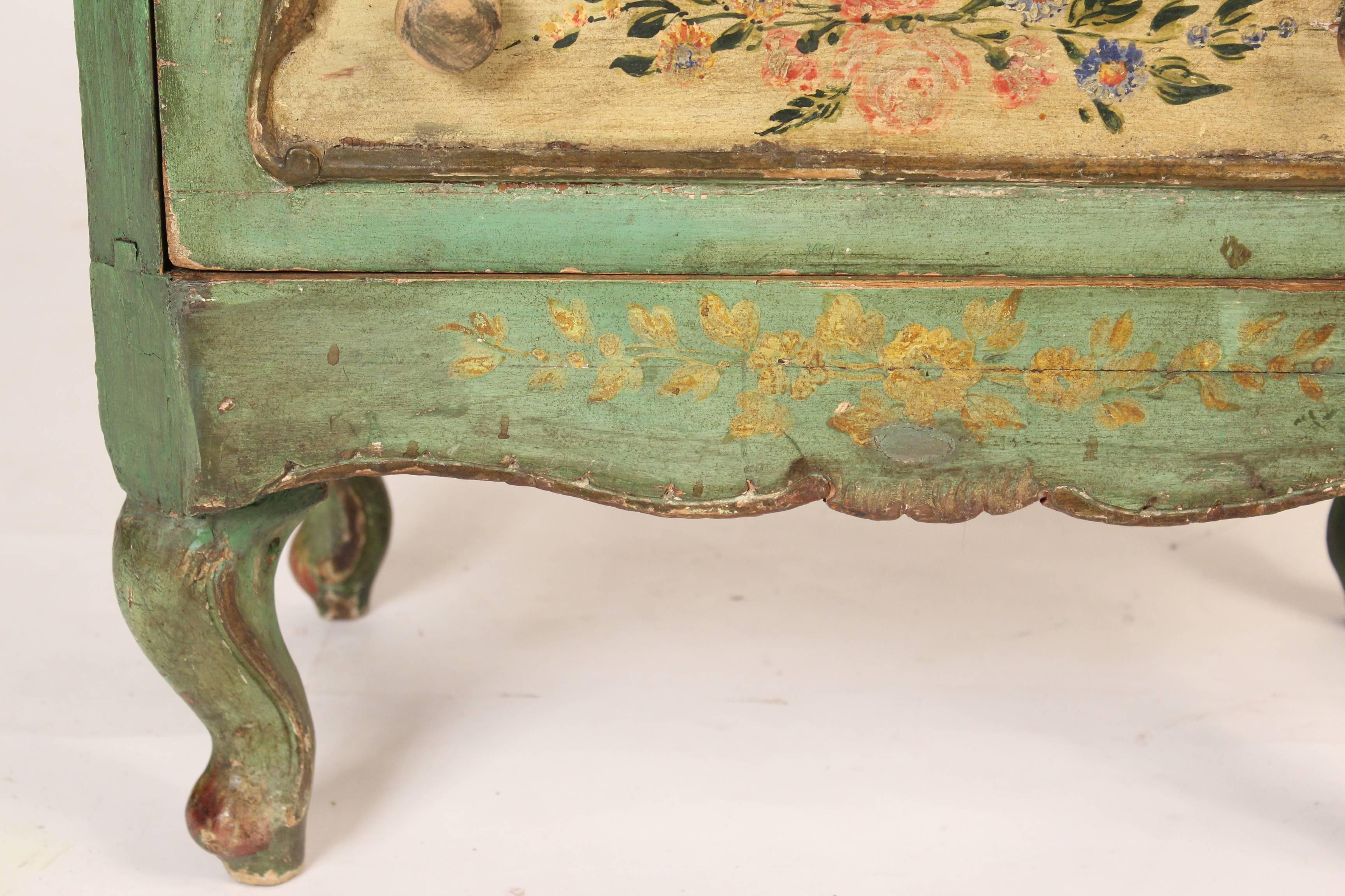 Italian Louis XV Style Painted Cabinet 4