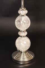 Pair of Rock Crystal Lamps