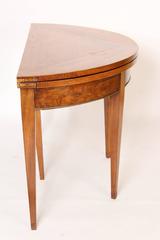 Directoire Demilune Games Table