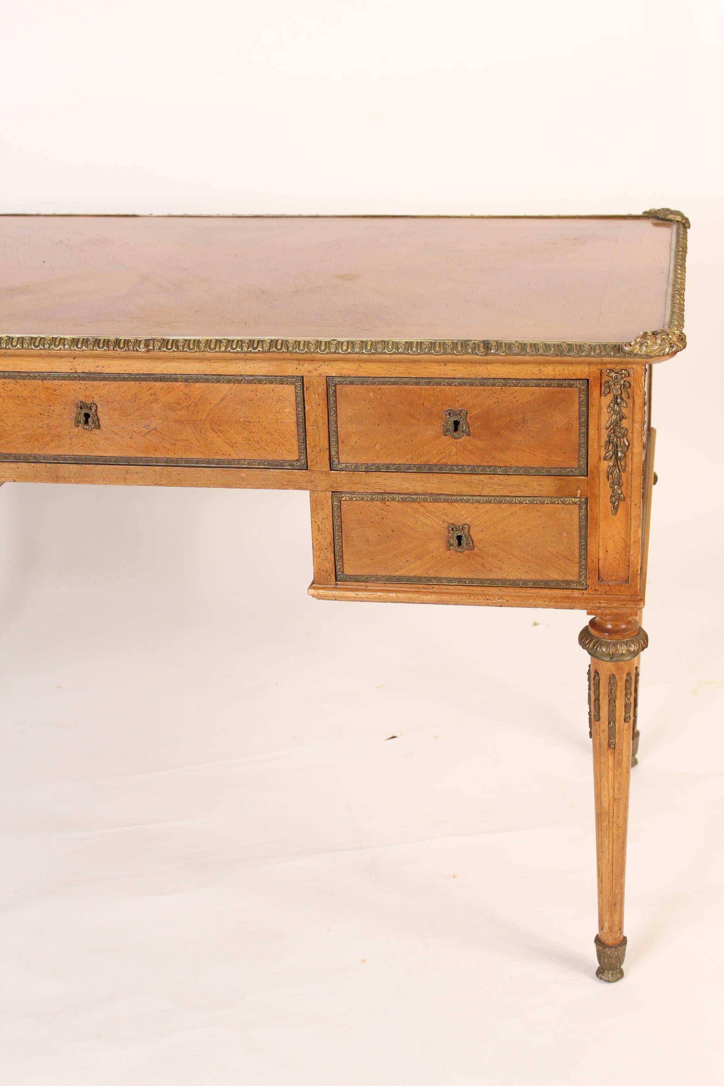 Mid-20th Century Louis XVI Style Bronze Mounted Desk