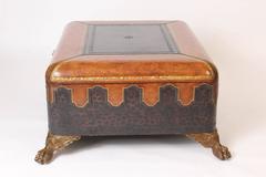 Maitland Smith Leather Coffee Table