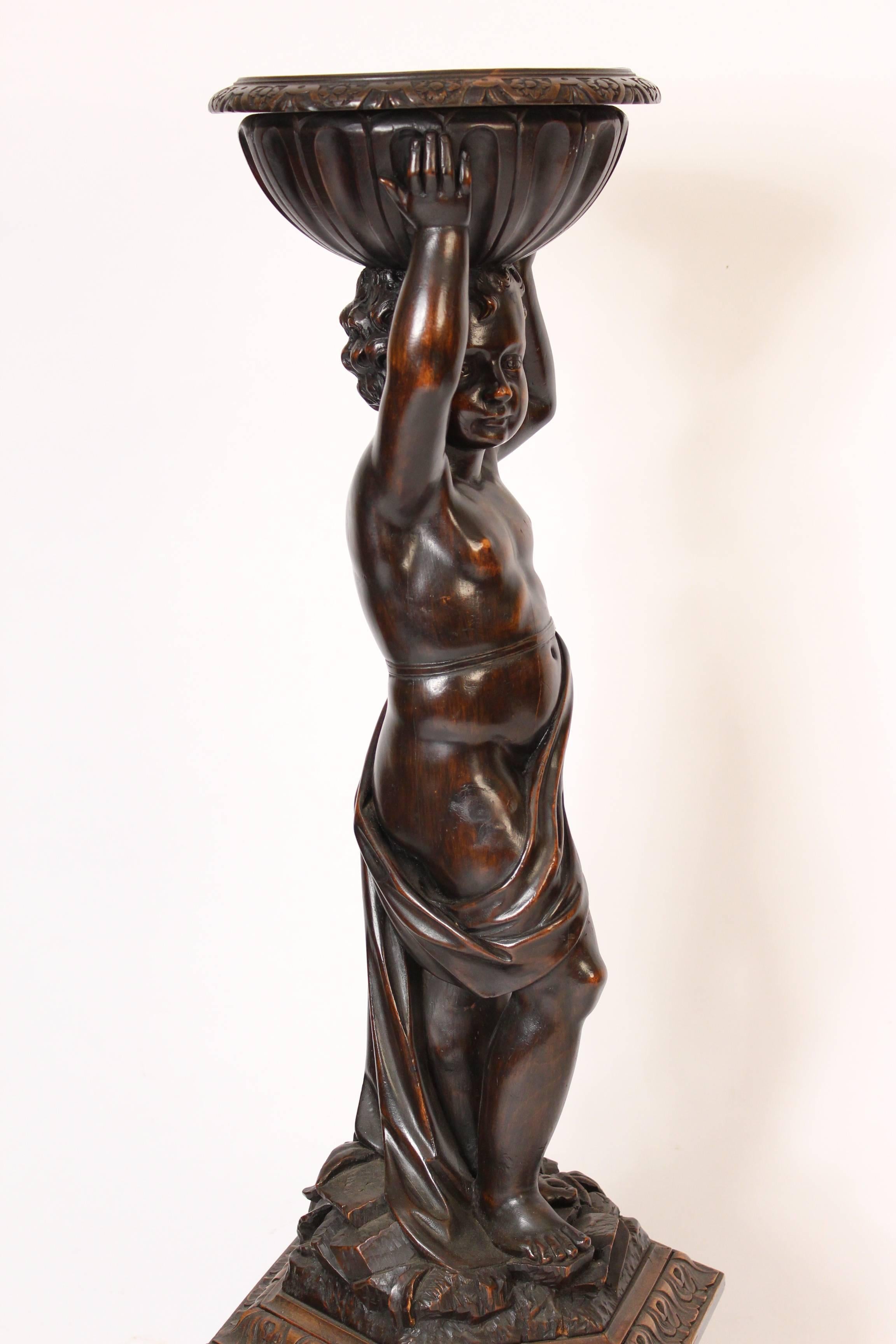 Continental Wood Carving In Good Condition For Sale In Laguna Beach, CA
