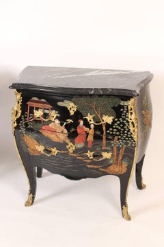 Pair of Louis XV Style Coromandel Lacquer Commodes