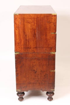 English Mahogany Campaign Chest
