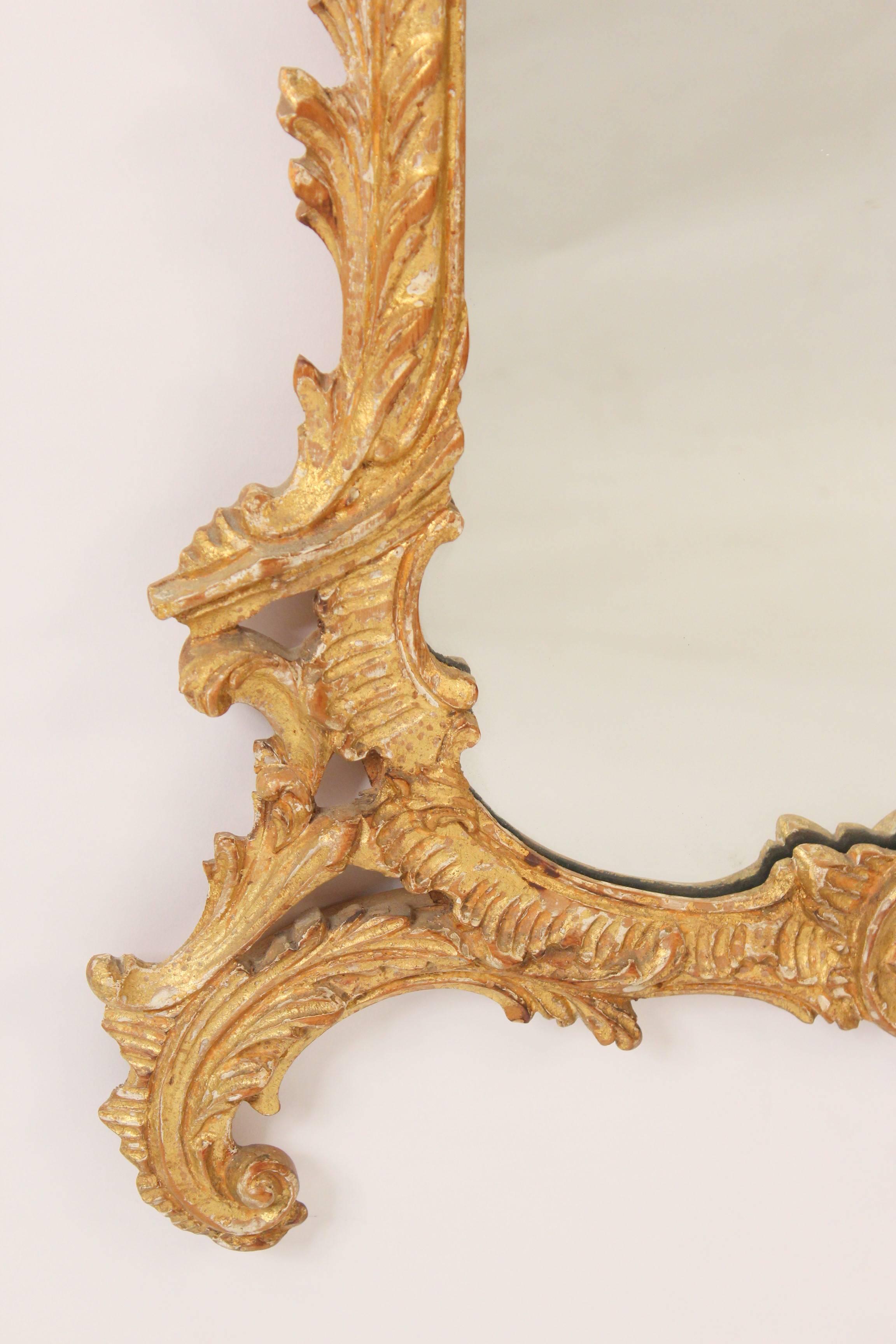 George II Style Giltwood Mirror 1