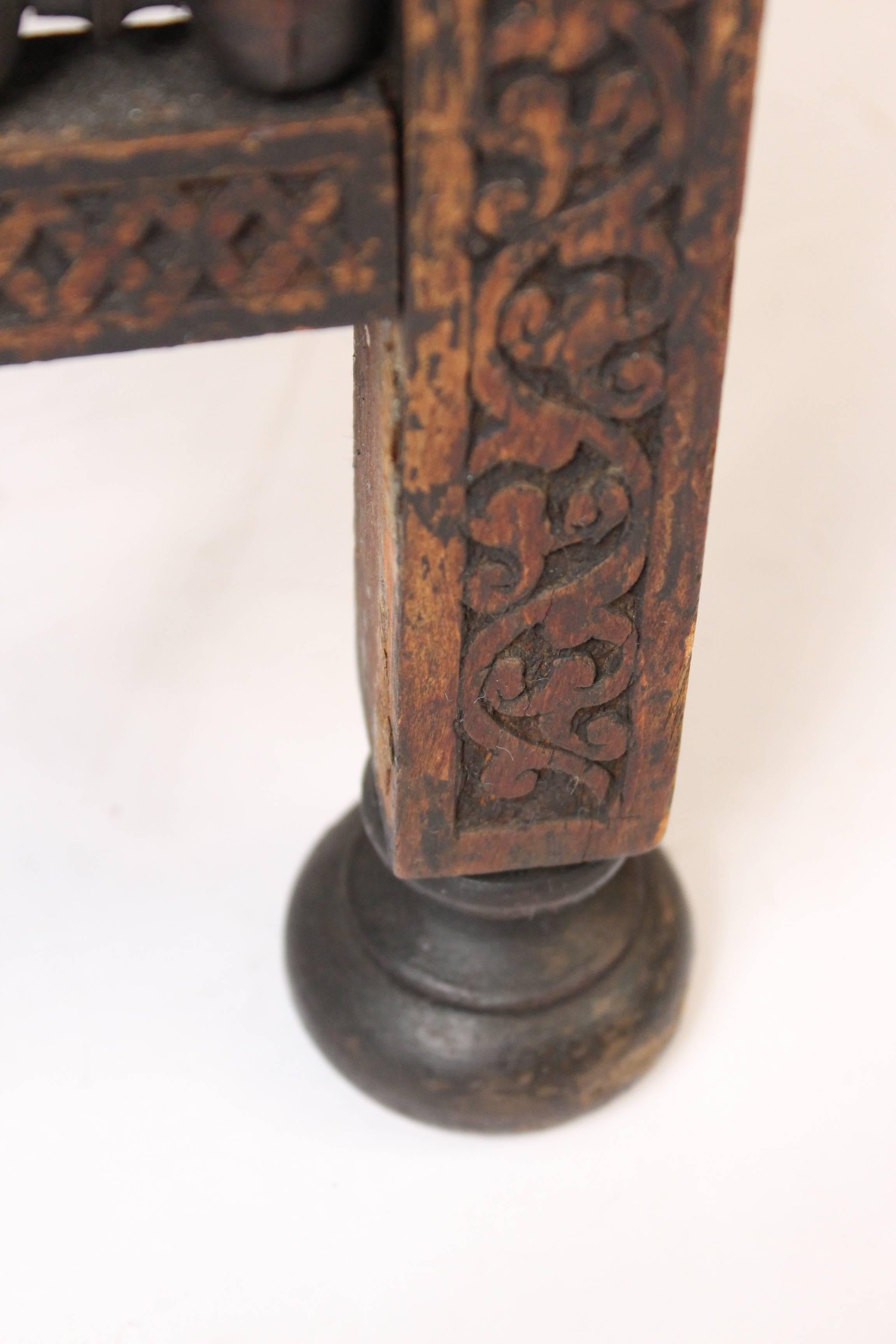 Moroccan Inlaid Bench 3