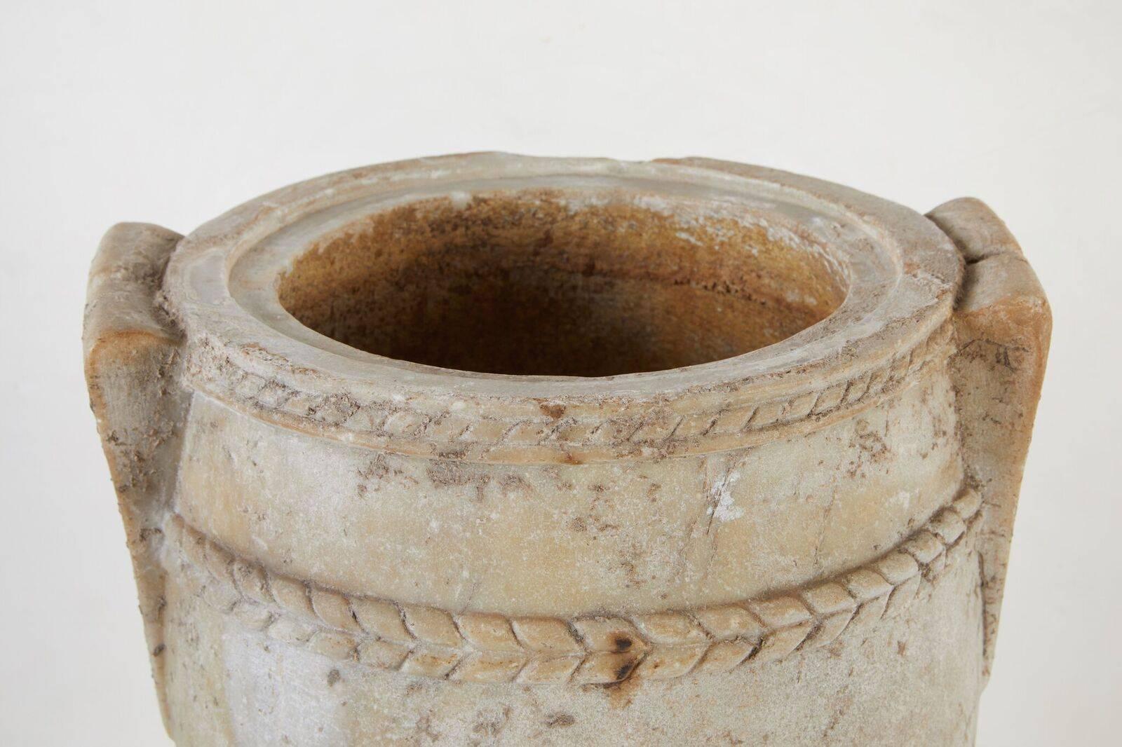 Beautiful, Ancient, Lidded Roman Urn In Good Condition In Newport Beach, CA