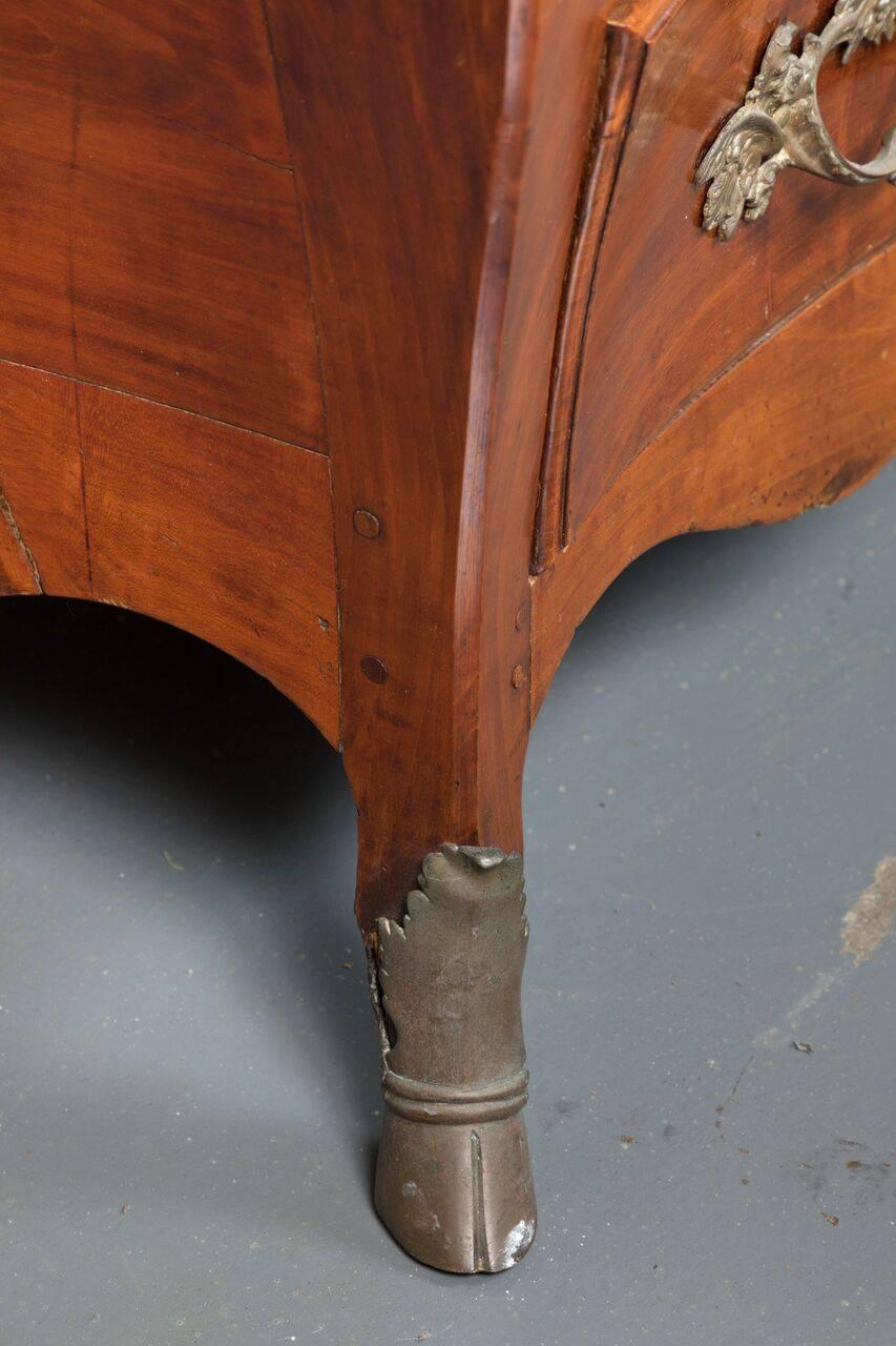 Hand-Carved Fine, circa 1830, Bombay, Marble-Top Commode