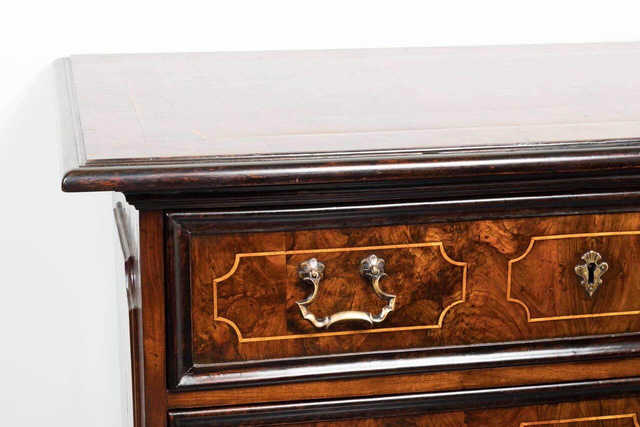 Pearwood Elegantly Veneered, 19th Century Tuscan Commode For Sale
