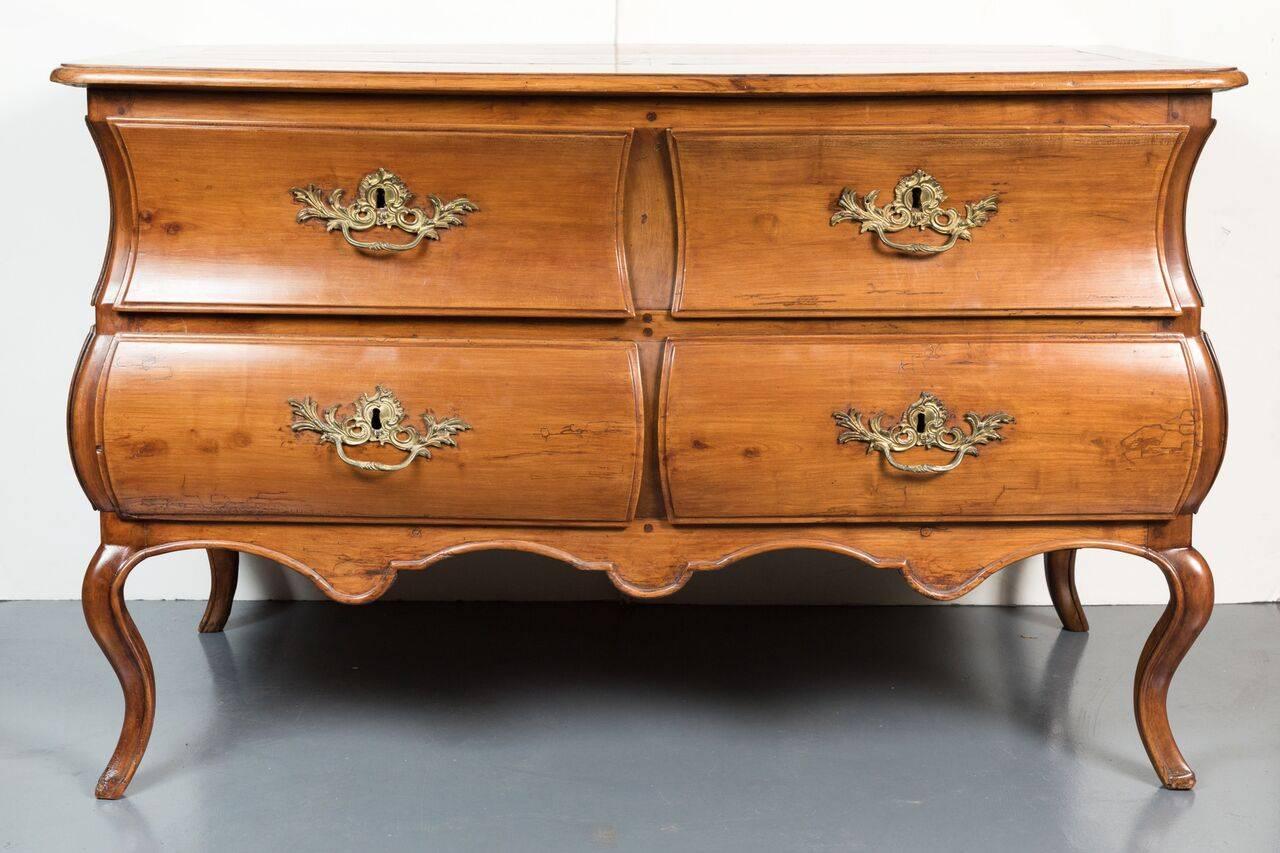 Hand-Carved Fine, Early 1800s, French, Bombay Commode