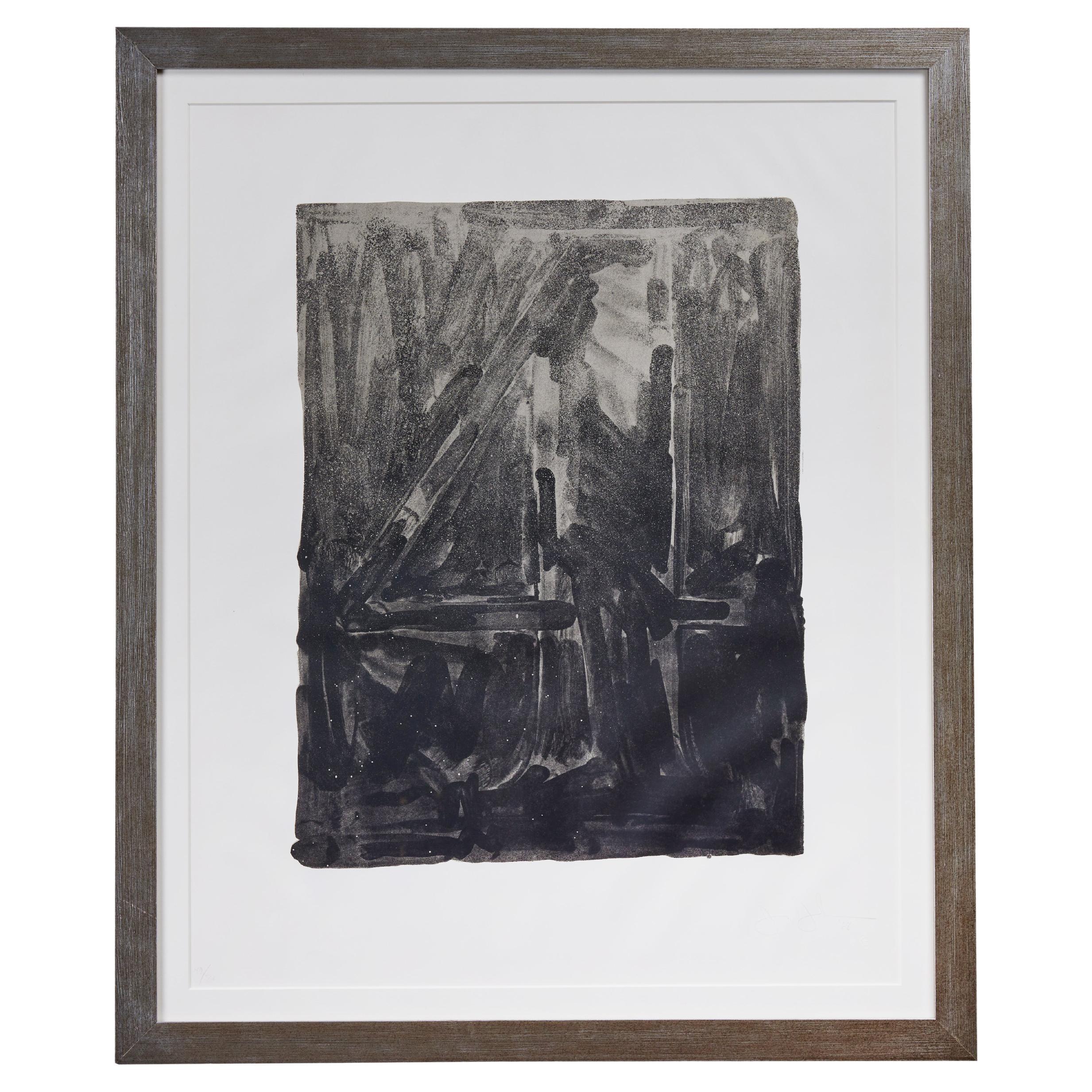 "Figure 4" Jasper Johns Lithograph