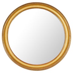 Gilded Round Mirror