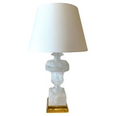 Solid, Rock Crystal Lamp