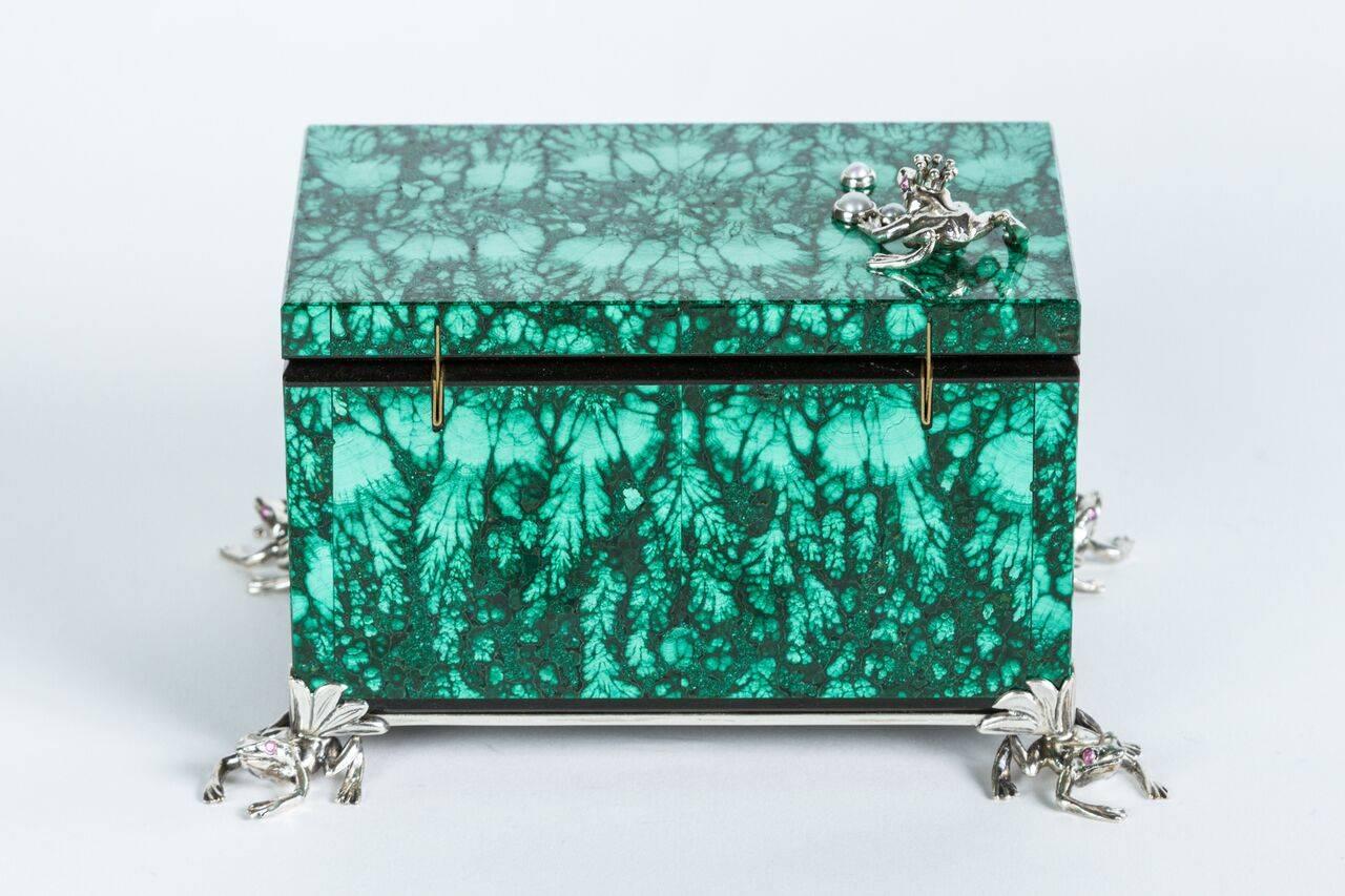 Contemporary, Italian, Malachite Box 2