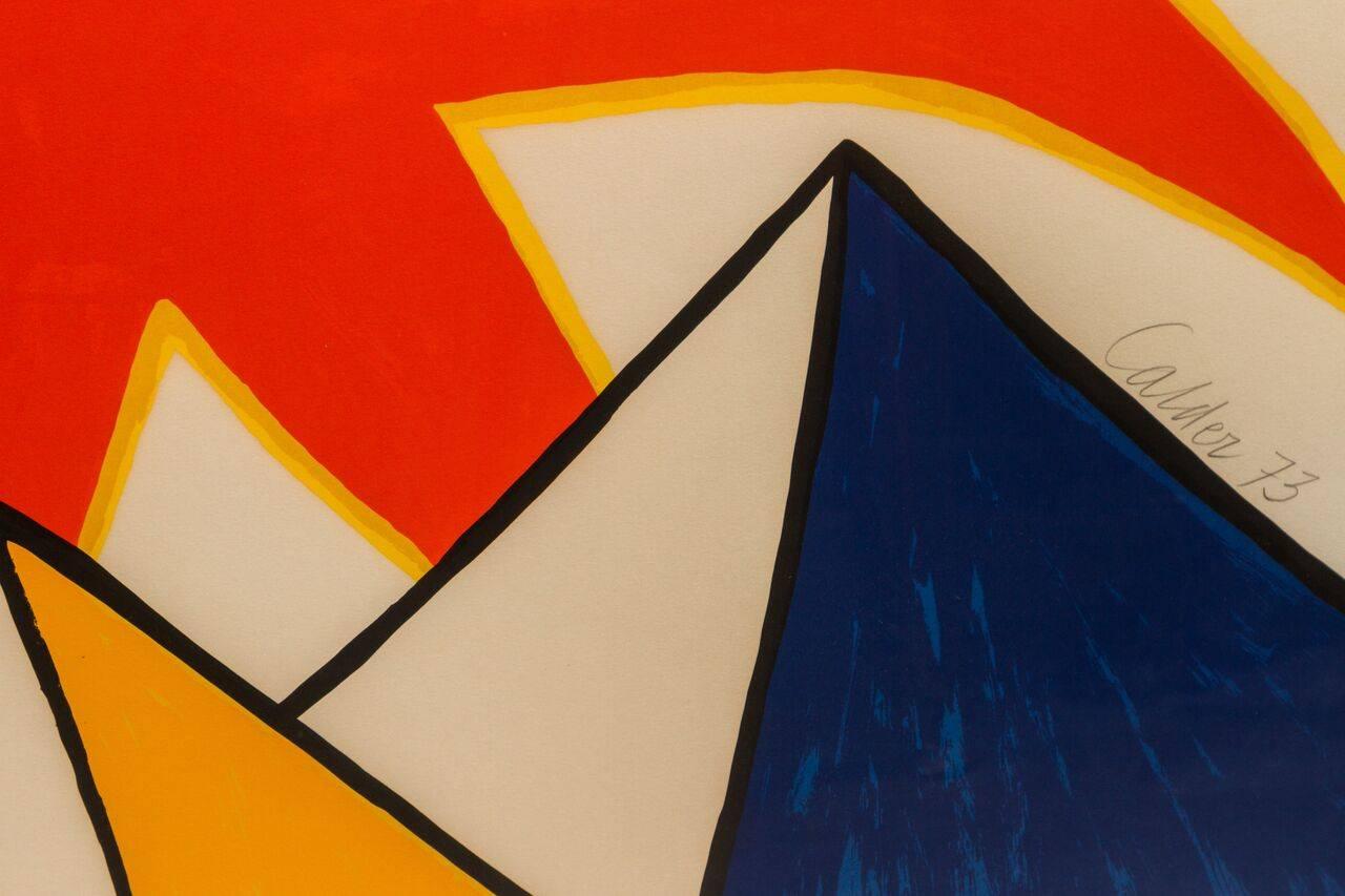 American Large, Signed, Alexander Calder Lithograph