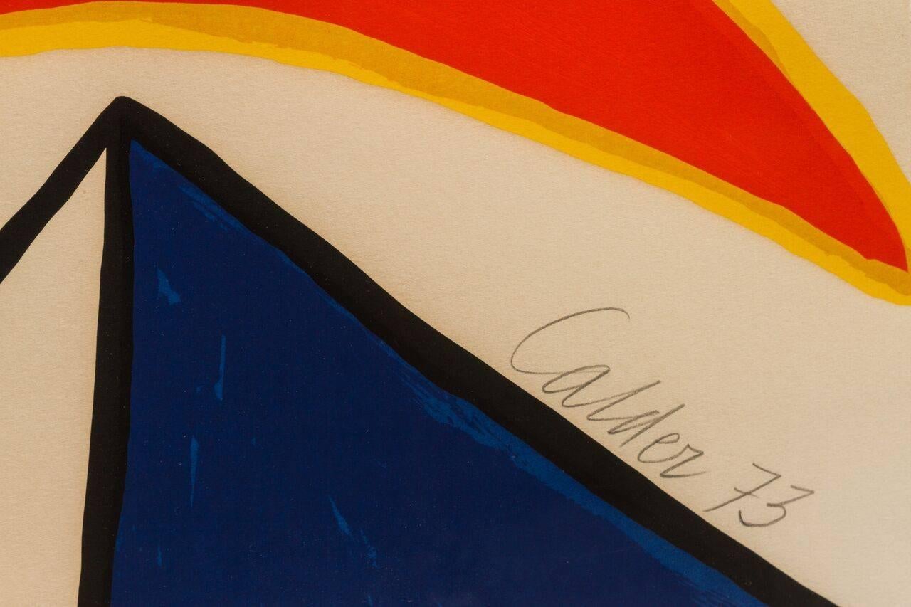 Large, Signed, Alexander Calder Lithograph 1