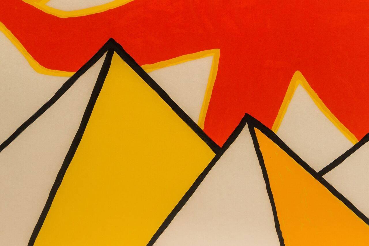 Large, Signed, Alexander Calder Lithograph 2