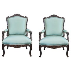 Chaises d'Italie du Nord de style Renaissance