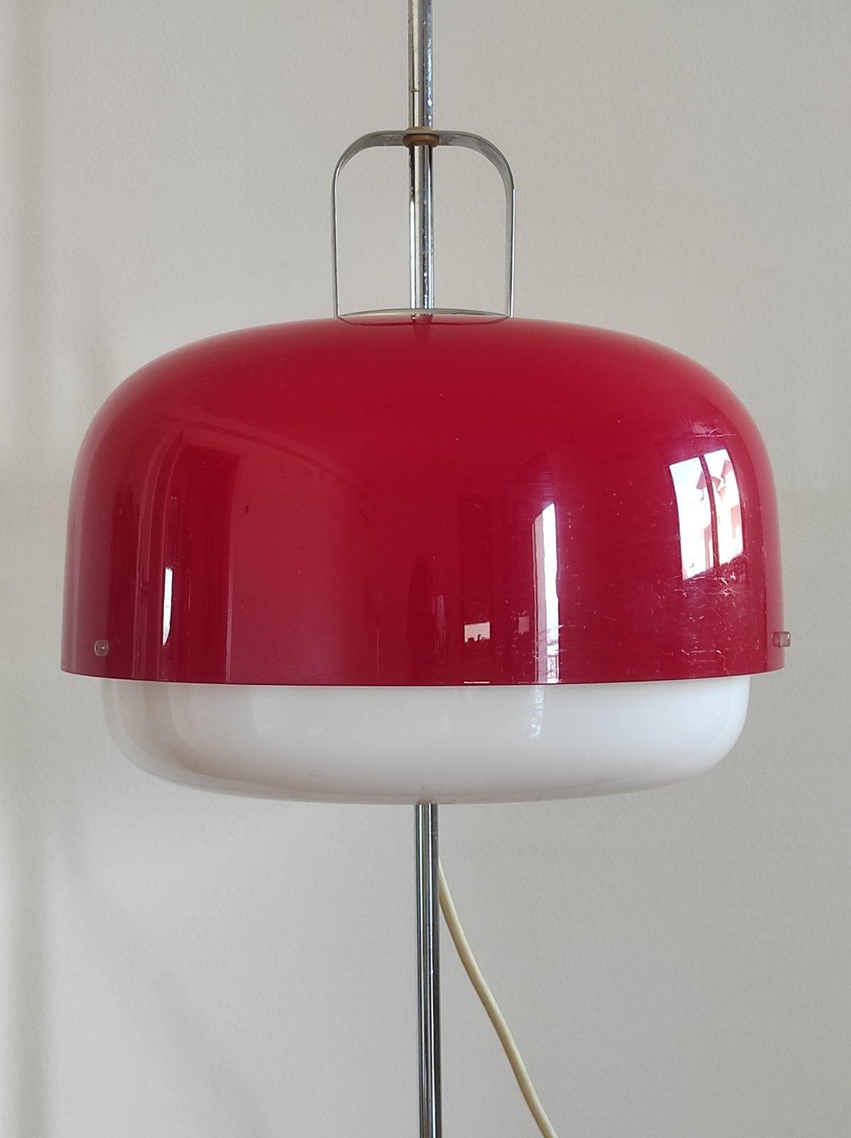 Mid-Century Modern 1970s Medusa Floor Lamp By Lugi Mssoni For Guzzini Meblo For Sale