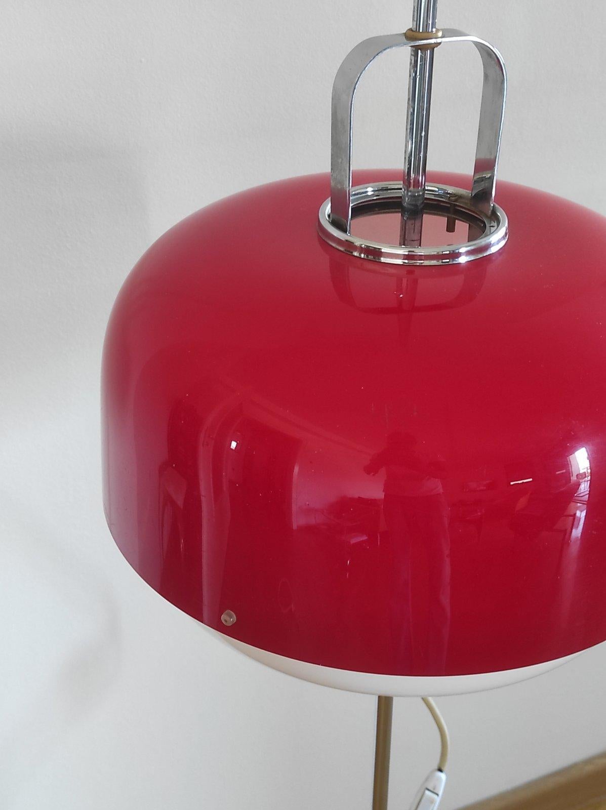 Slovenian 1970s Medusa Floor Lamp By Lugi Mssoni For Guzzini Meblo For Sale