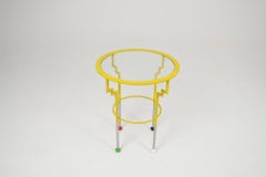 Memphis Style Side Table Italy 1980s