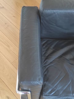 Leather Le Corbusier LC3 Italy 1980s