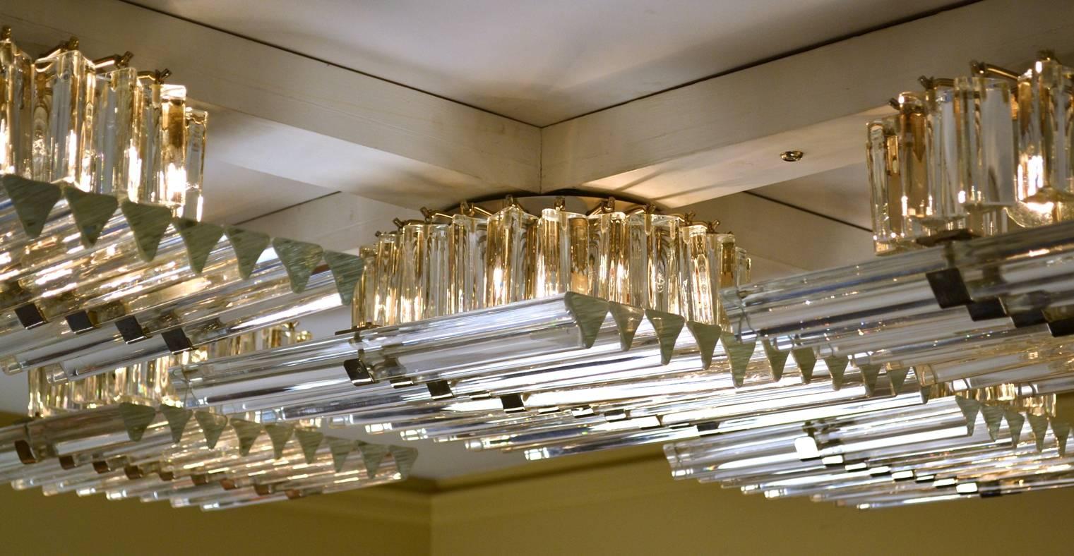 20th Century Five Murano Glass Light Fixtures