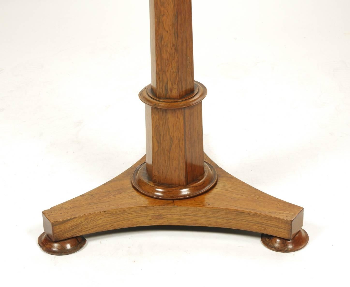 English Regency Rosewood Small Games Table, circa 1820
