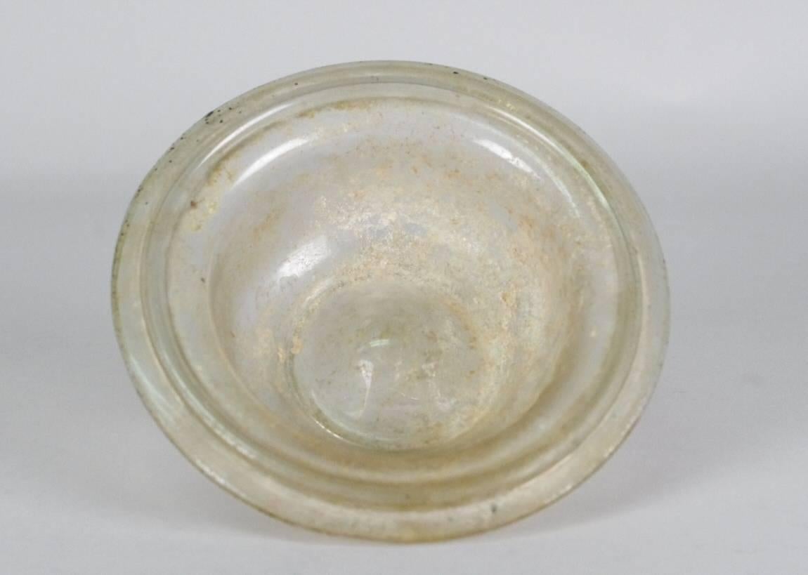 Syrian Ancient Roman Glass Bowl 'Patella'