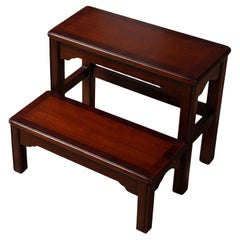 Gradino del letto in mogano