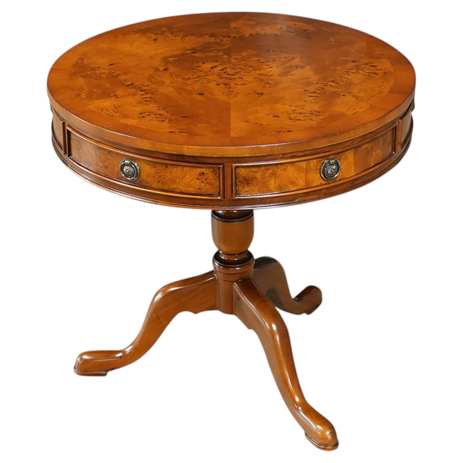 Table à tambour lustré