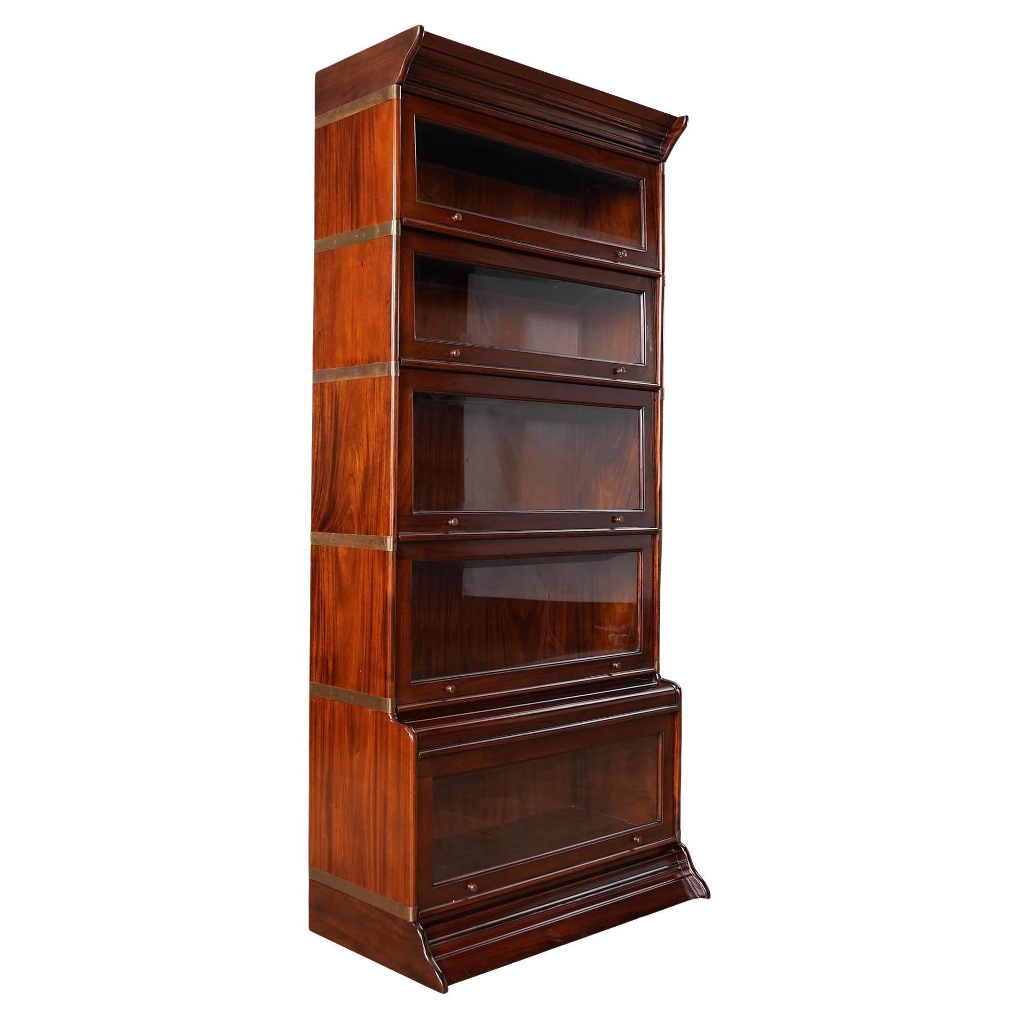 Stacking Mahogany Bookcase