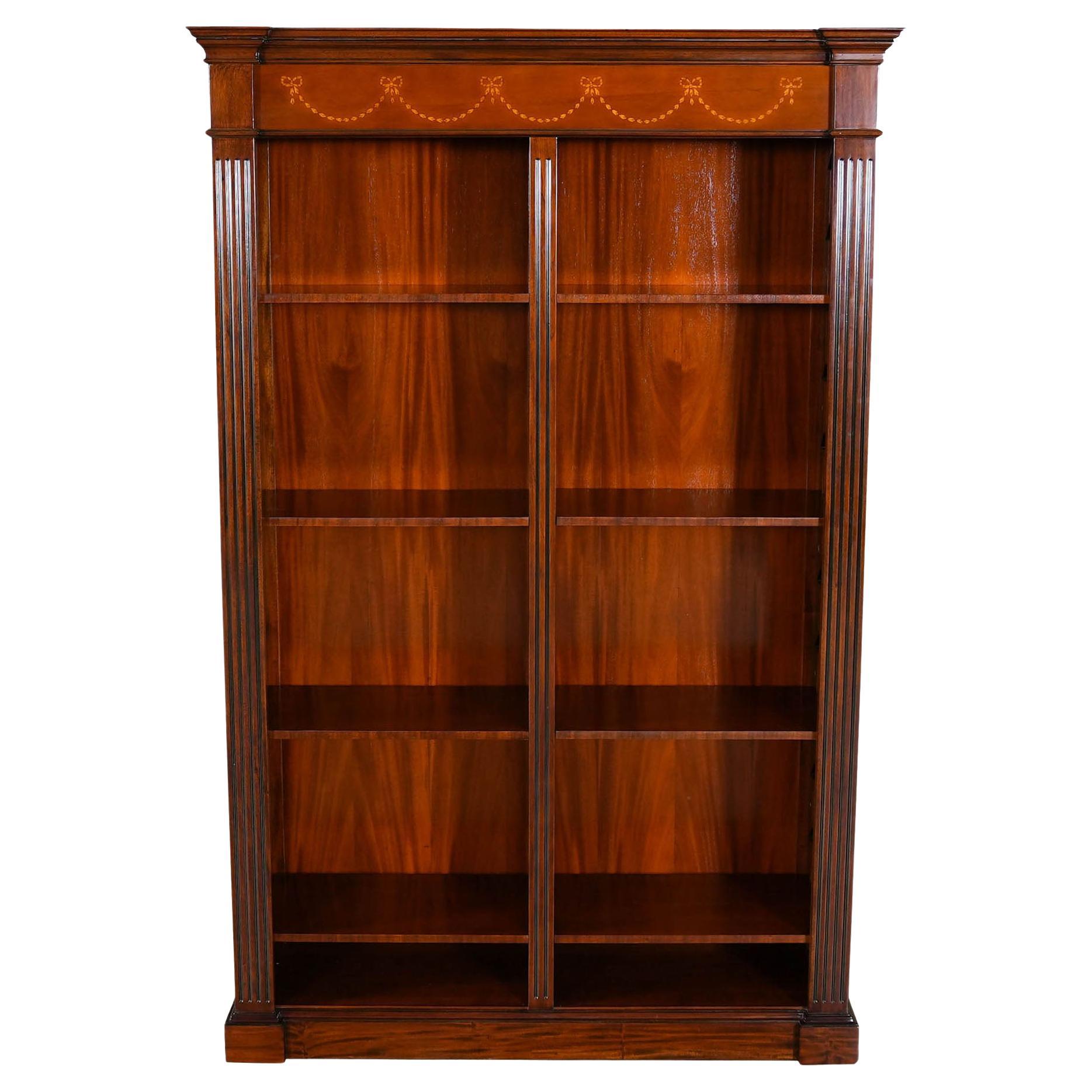 Librería grande de caoba