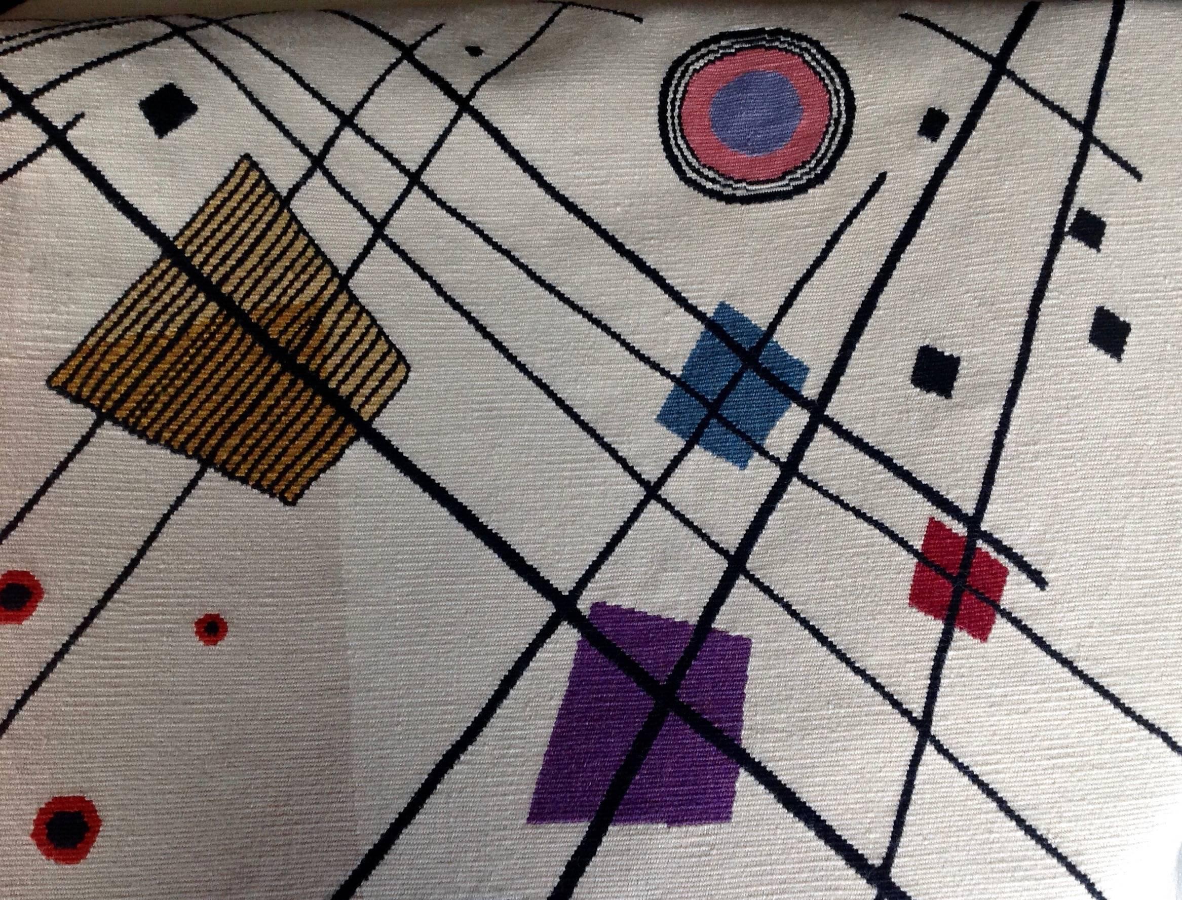 Hand-Woven Aubusson Tapestry after Wassily Kandinsky