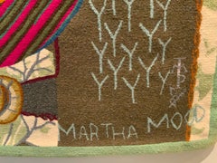 Mid-Century Modern Wool Tapestry by Texas Artist Martha Mood