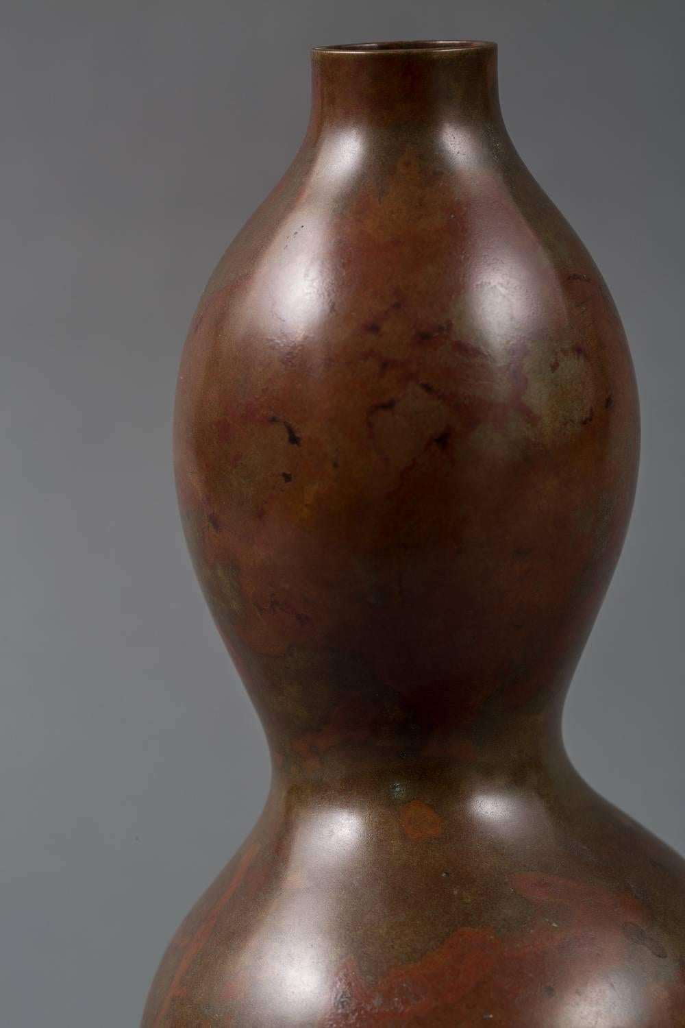 japanese bronze vase