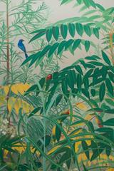 Japanese Two Panel Screen:  Edge of the Forest