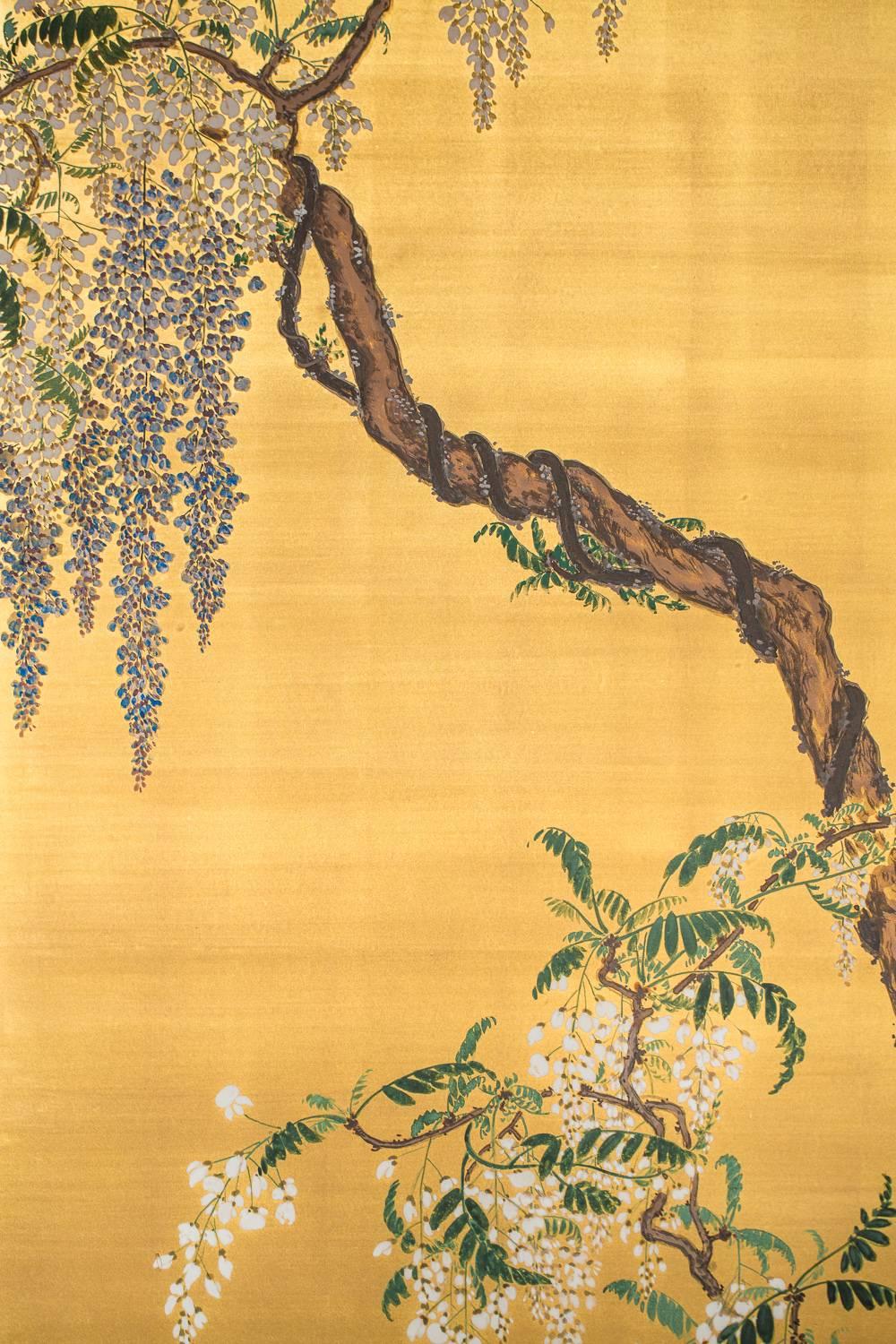 japanese wisteria painting