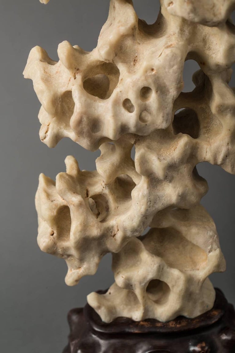Scolar Rocks Chinese White Scholar's Rock at 1stDibs