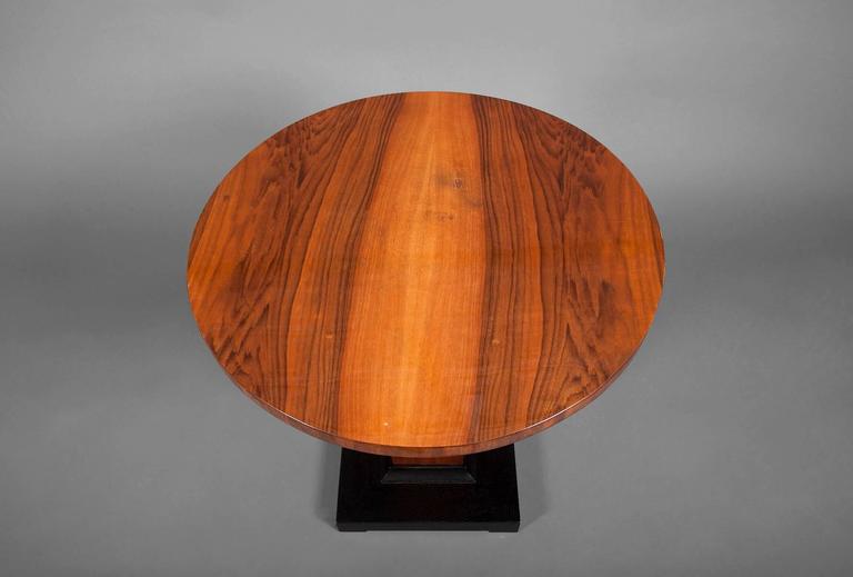 Art Deco Walnut Table For Sale 2