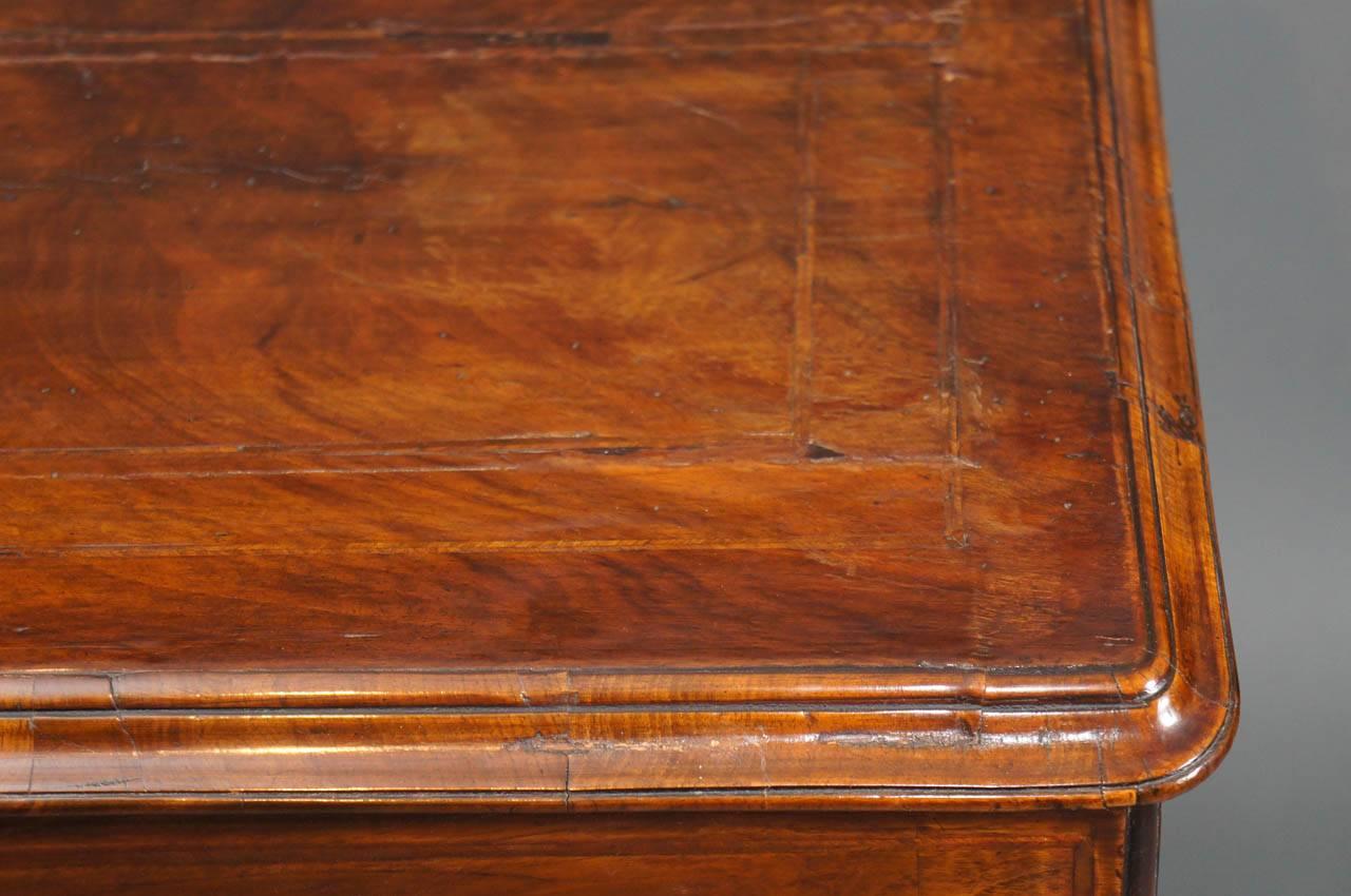 19th Century George I Style Walnut Inlaid Blanket Chest For Sale