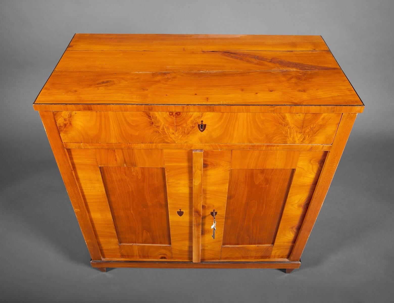 Biedermeier Cherry Chest In Good Condition In Hudson, NY