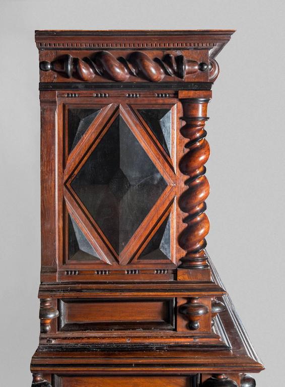 17th Century French Walnut Cabinet In Good Condition For Sale In Hudson, NY