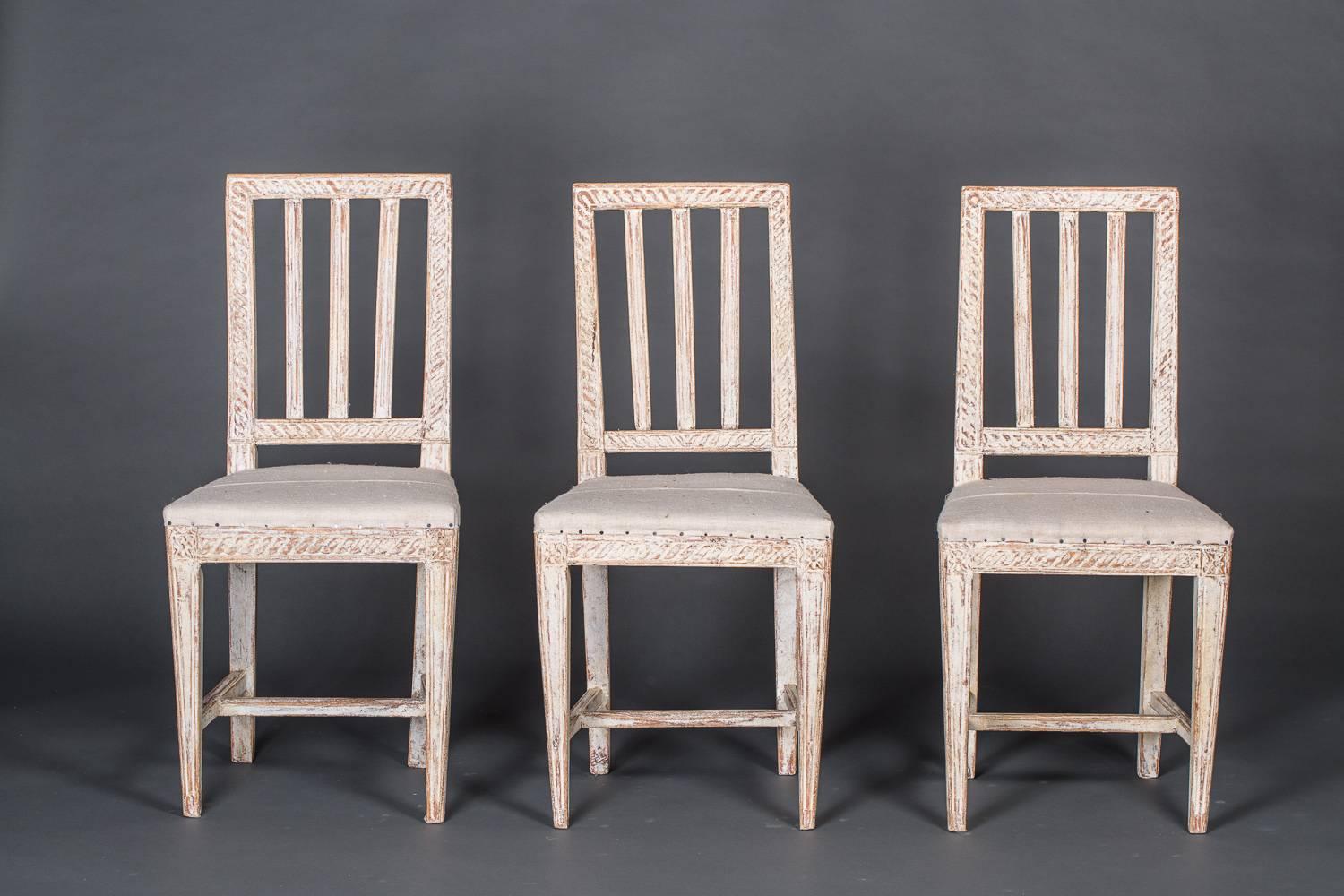 Set of six Gustavian chairs
North Stockholm.