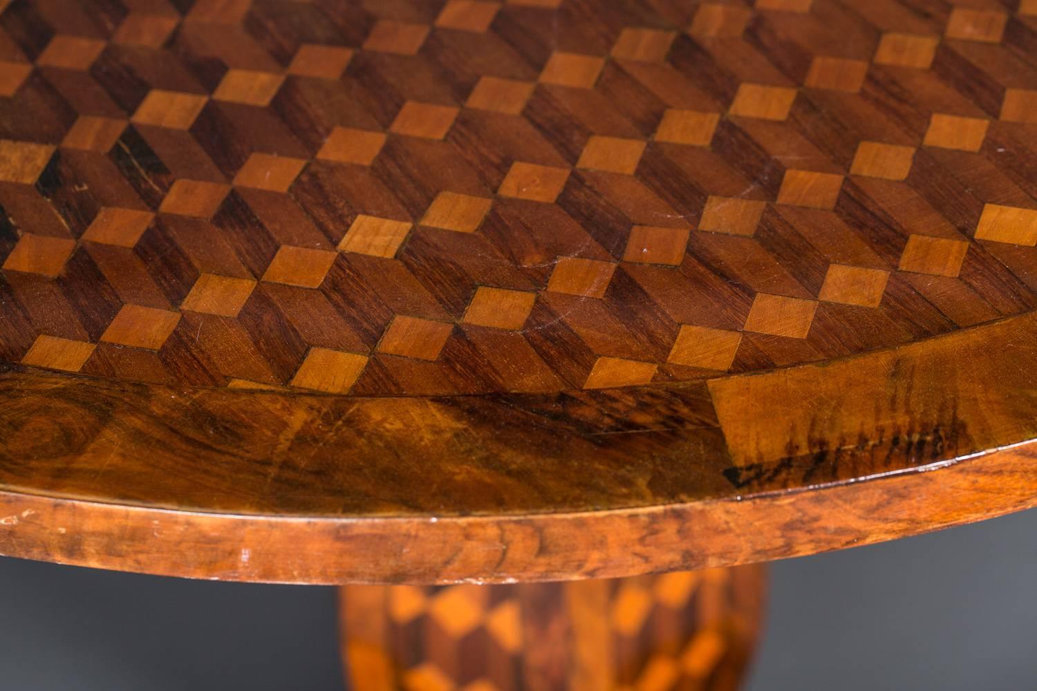Continental Marquetry Centre Table 1