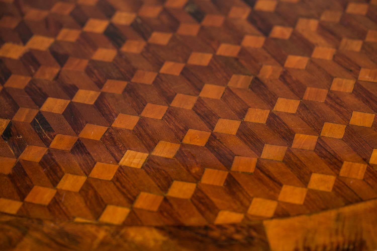 Continental Marquetry Centre Table 2