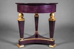 Goat Skin Springer Side Table
